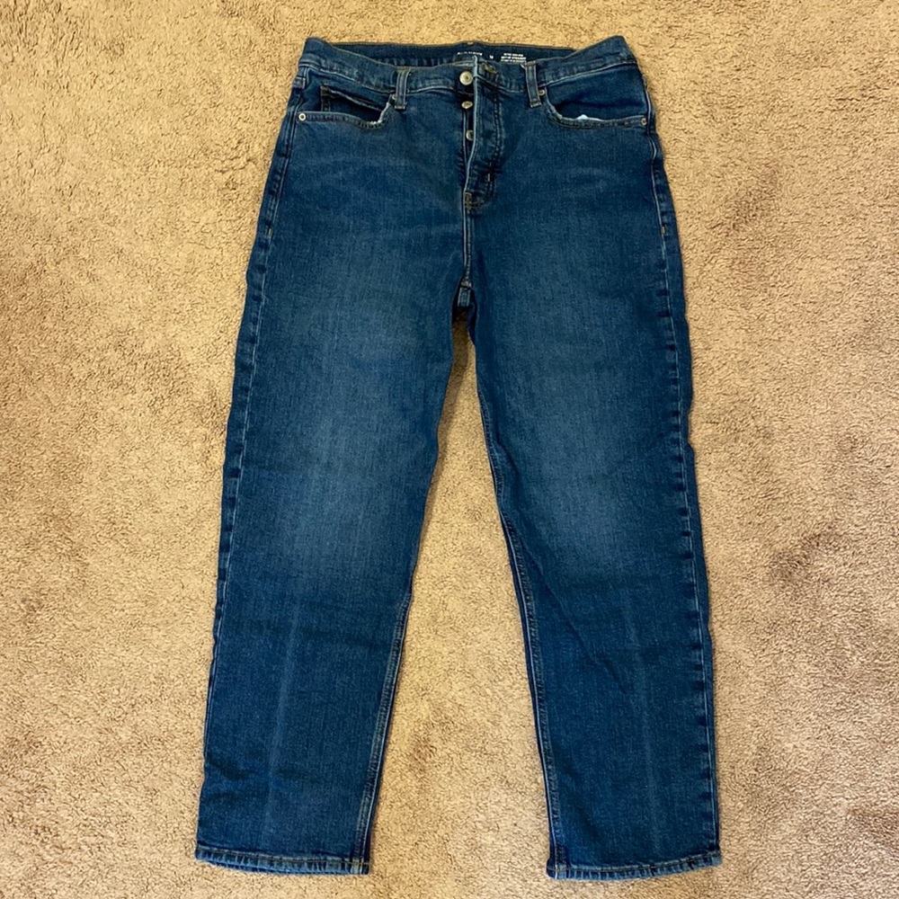 OLD NAVY Extra High Rise Sky-Hi Straight Jeans Size 12